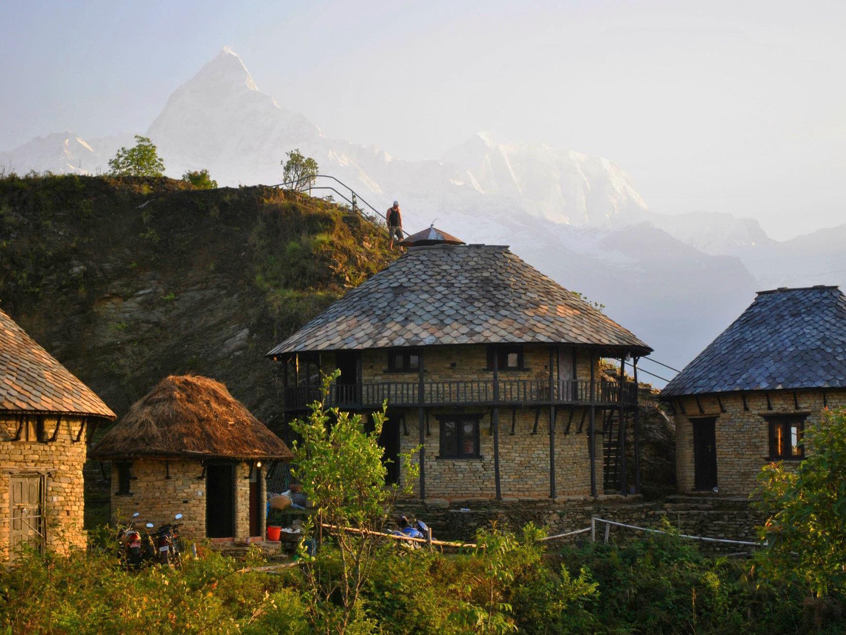 Bhanjyang Village Lodge Pokhara Ngoại thất bức ảnh